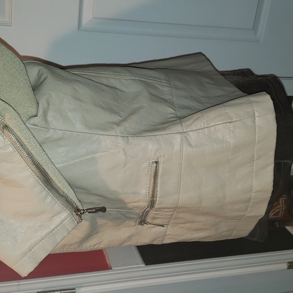 FF 💘🖤💘 ASHLEY STEWART MOTO FAUX LEATHER 22/24 JACKET COAT BRAND NEW - Picture 6 of 13